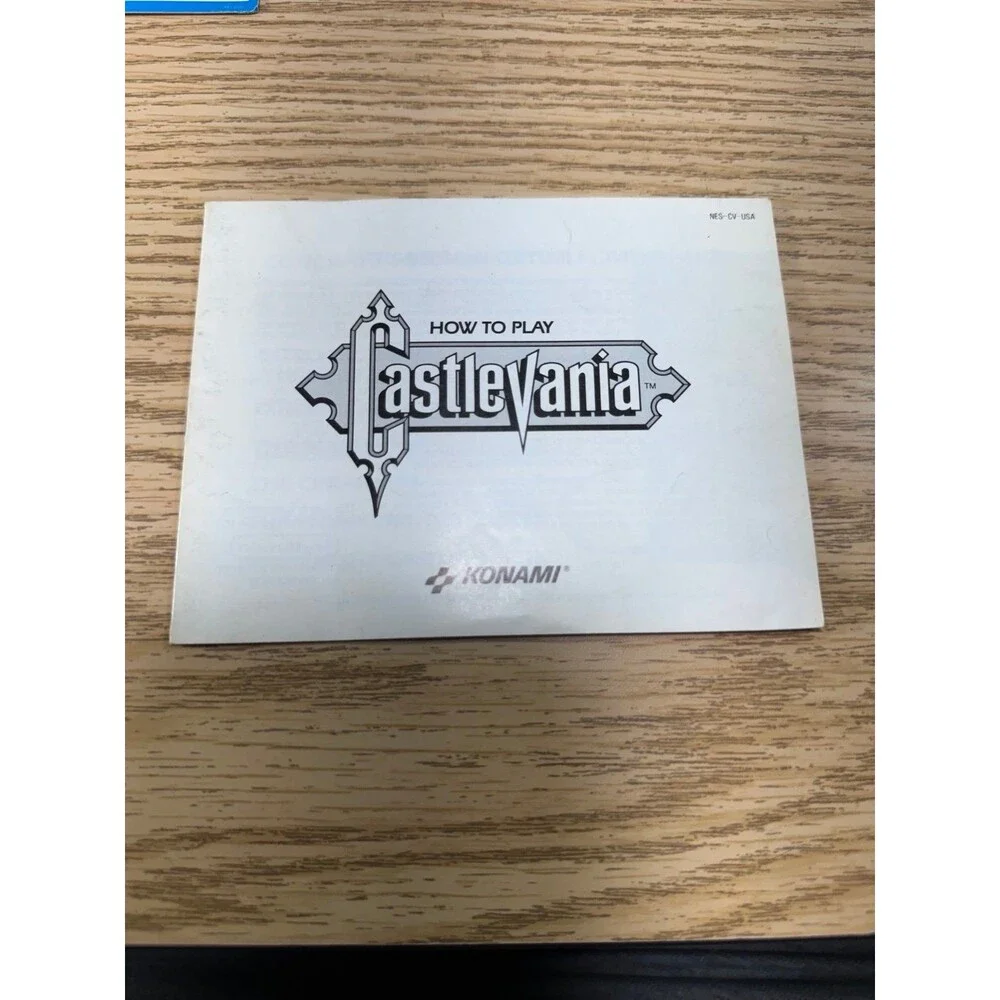 Castlevania (Nintendo NES,‎ 1987) w/ Manual Genuine Tested